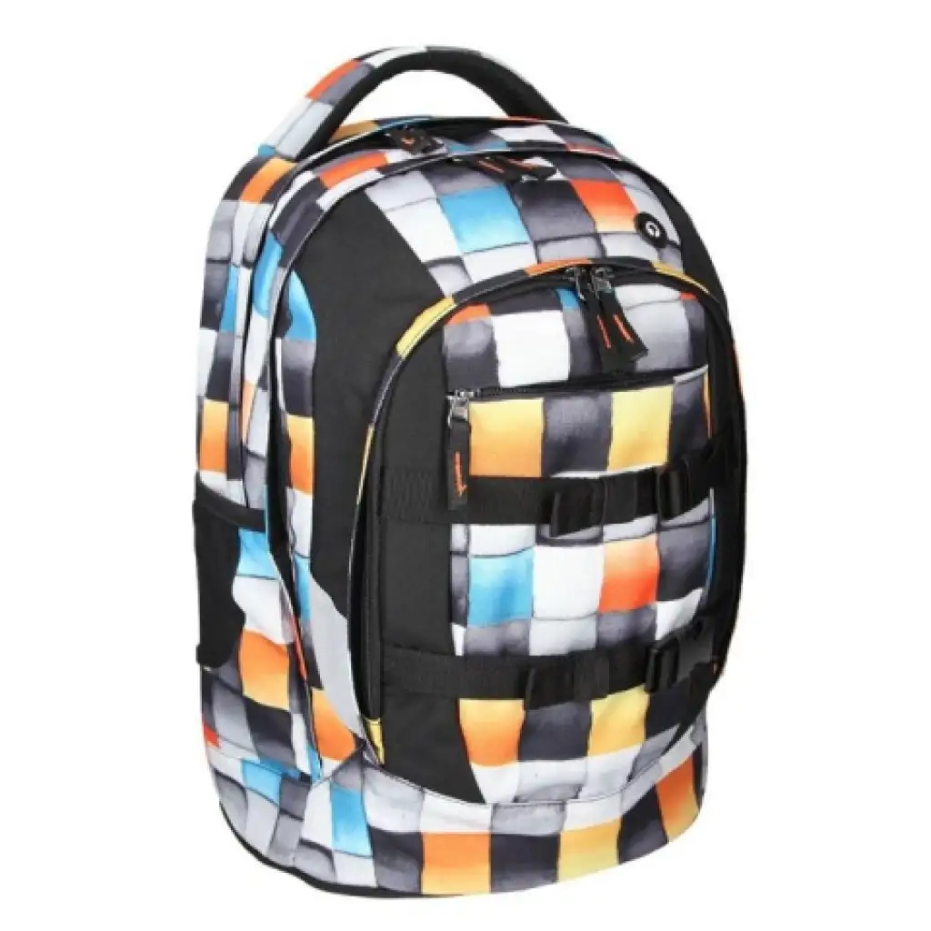 imagen de Spirit: Mochila escolar ergonómica a cuadros Urban 46x33x22cm 2