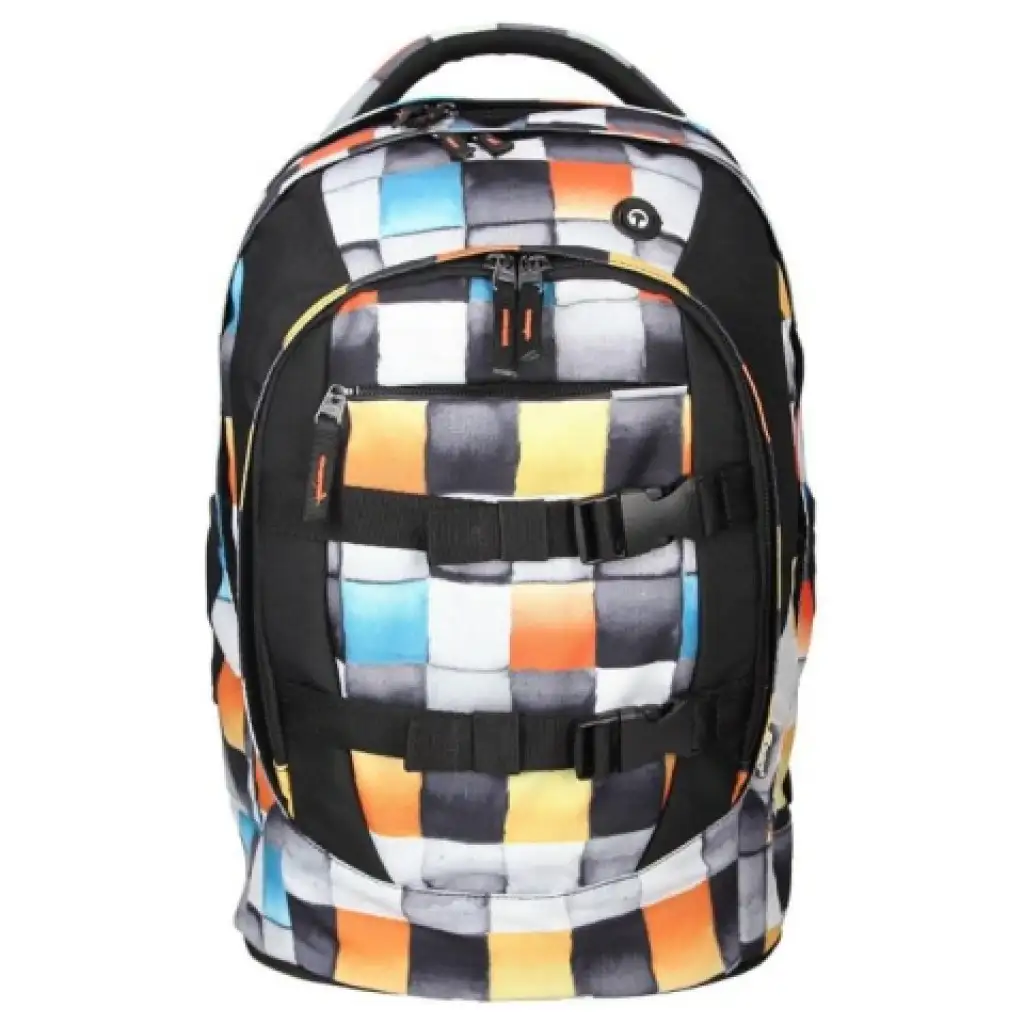 imagen de Spirit: Mochila escolar ergonómica a cuadros Urban 46x33x22cm 1