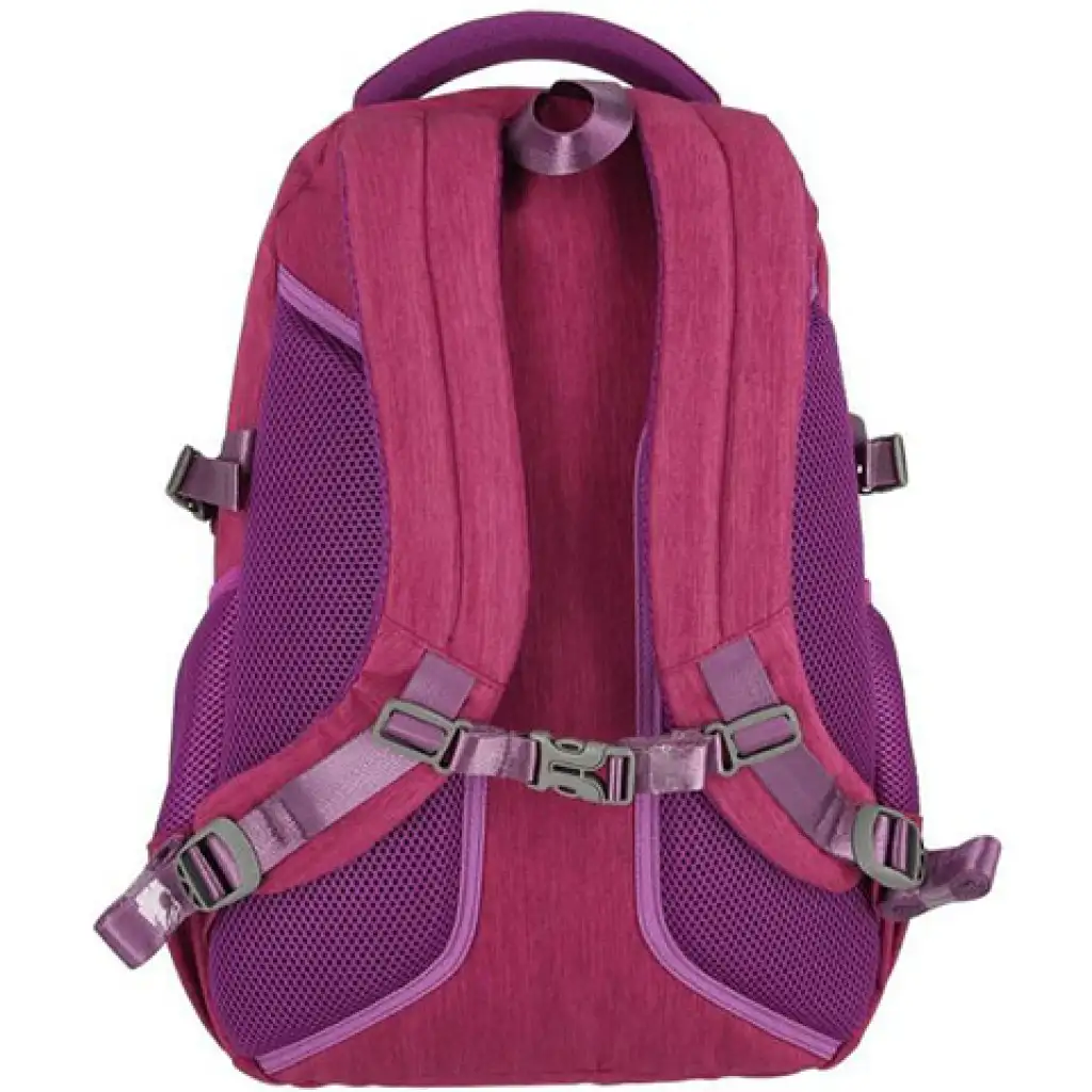 imagen de Spirit: Mochila escolar Etty de color malva con cuatro compartimentos, mochila 45x35x18cm 2