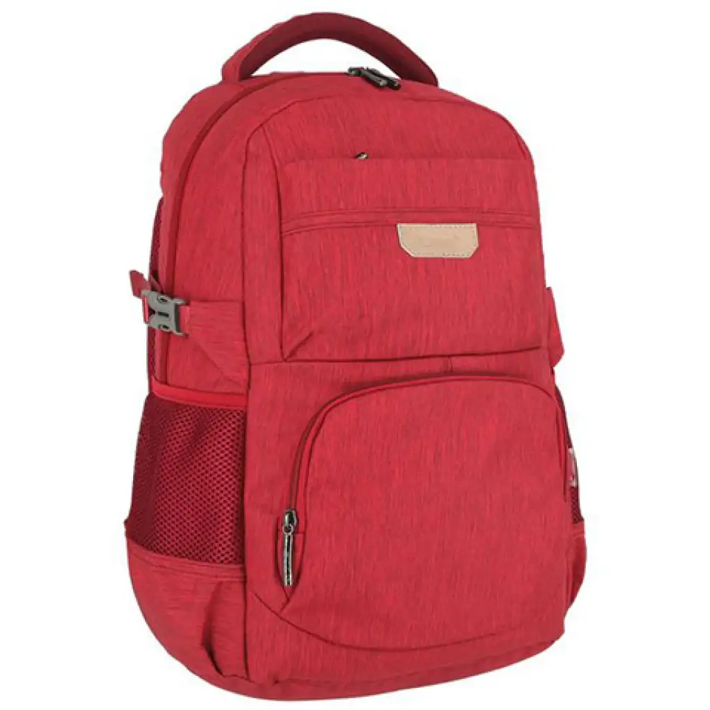 imagen de Spirit: Mochila escolar Etty roja de cuatro compartimentos, mochila 1