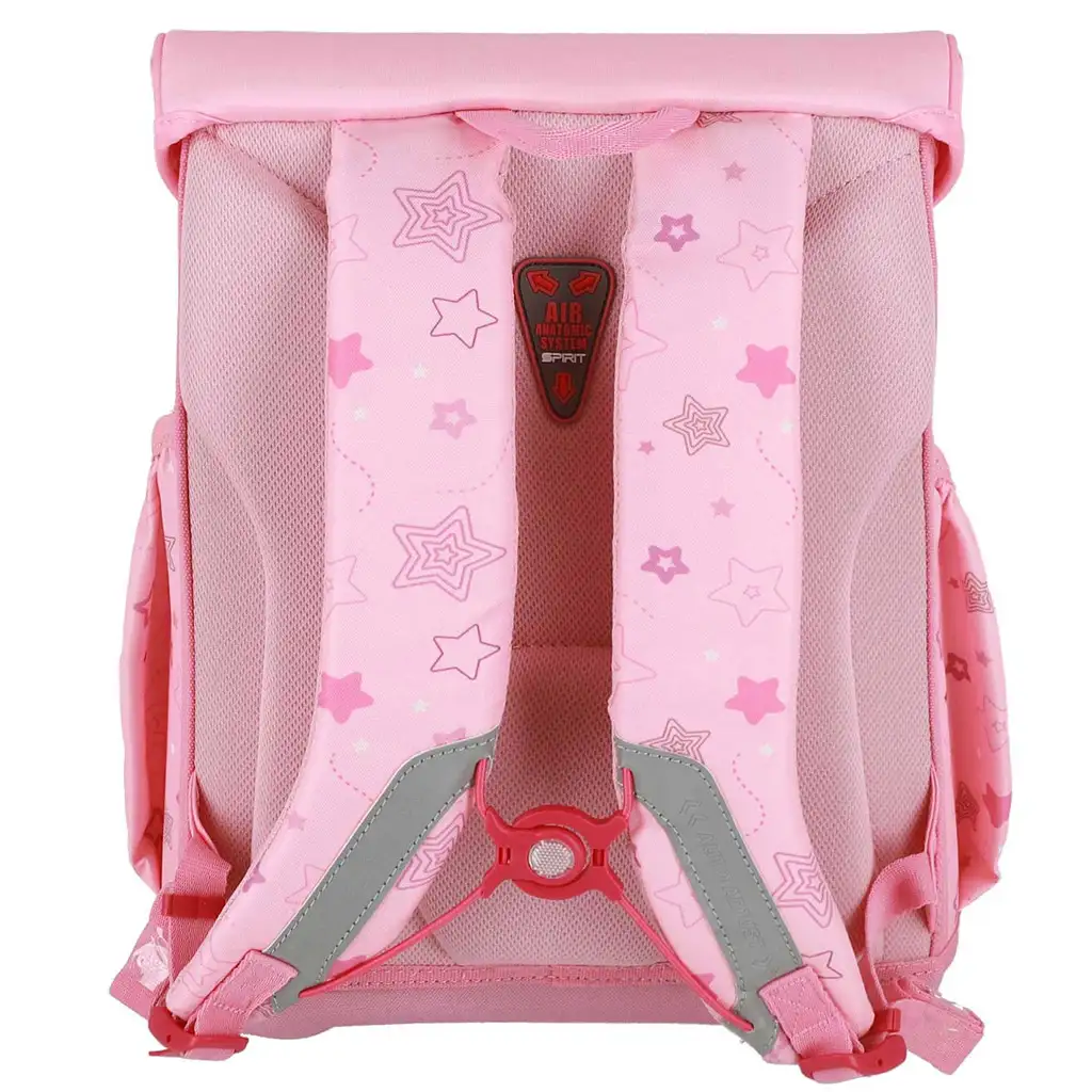 imagen de Spirit: Mochila escolar gris con gato, set de 5 piezas 38x17x28cm 3