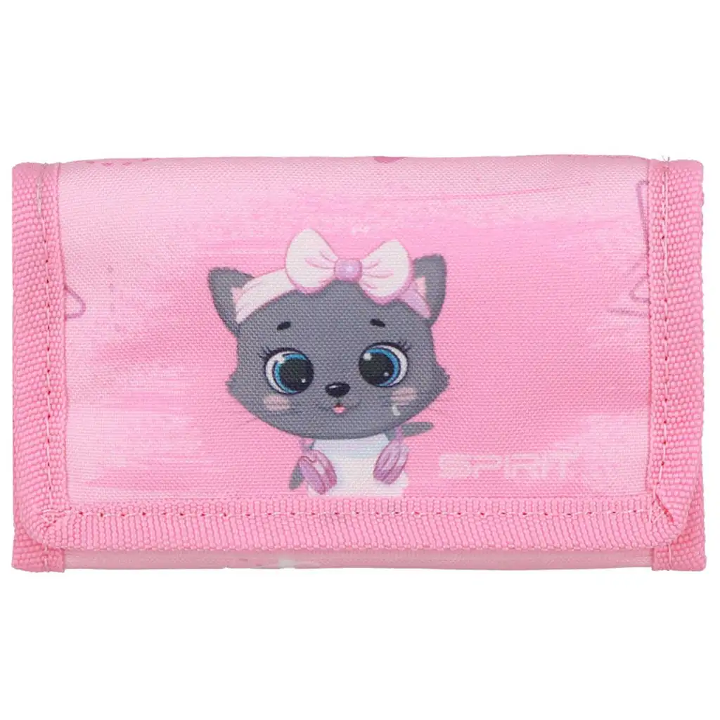 imagen de Spirit: Mochila escolar gris con gato, set de 5 piezas 38x17x28cm 4