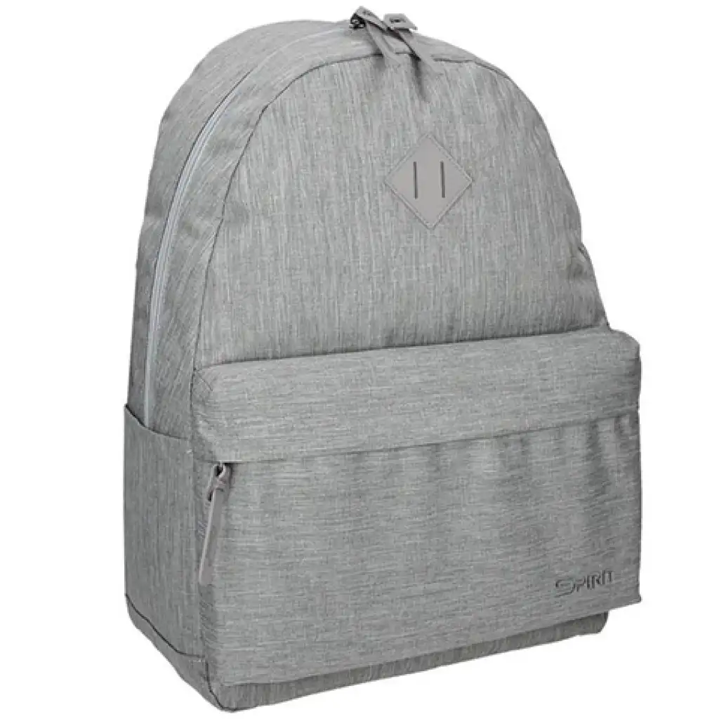 imagen de Spirit: Mochila escolar gris redondeada Club, mochila 44x33x17cm 1
