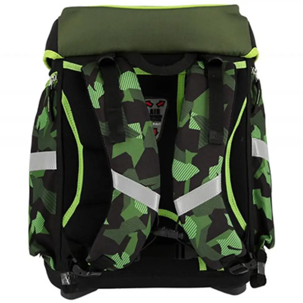 imagen de Spirit: Mochila escolar LED, 3D con diseño de Triceratops, set de 5 piezas 3