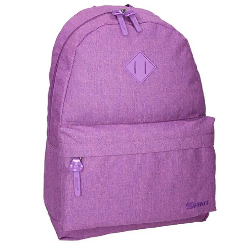 imagen de Spirit: Mochila escolar morada redondeada, mochila 44x33x17cm 1