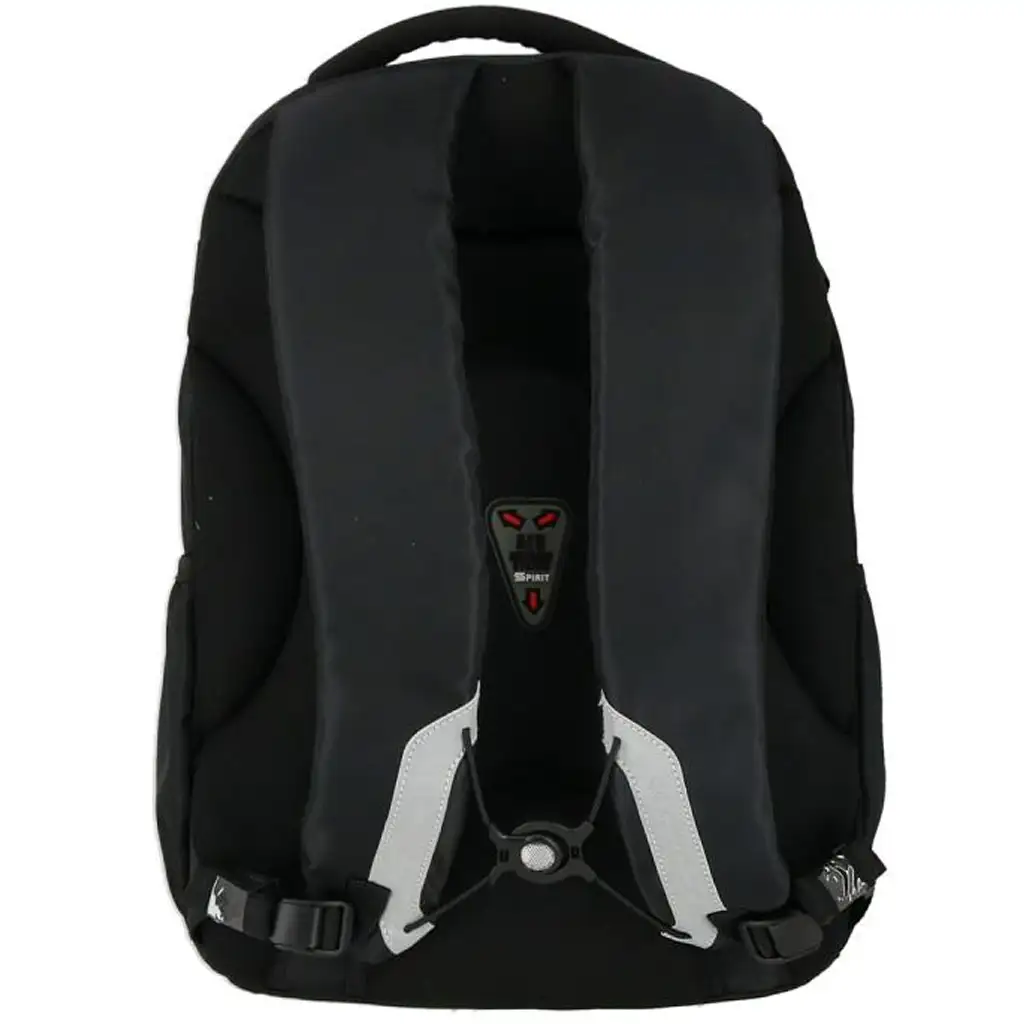 imagen de Spirit: Mochila escolar negra con osito Masha, mochila 46x31x21cm 3