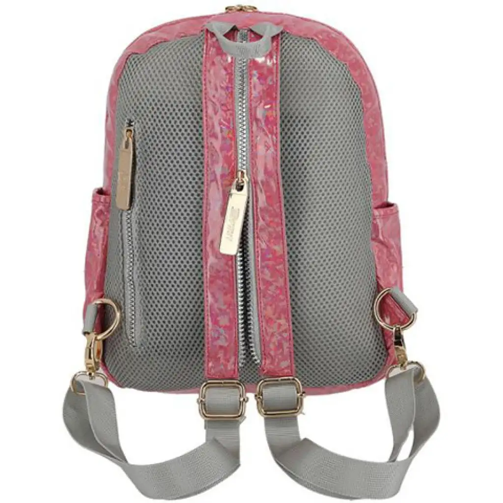 imagen de Spirit: Mochila escolar redonda Lizzy de color rojo, mochila 27x12,5x33cm 2