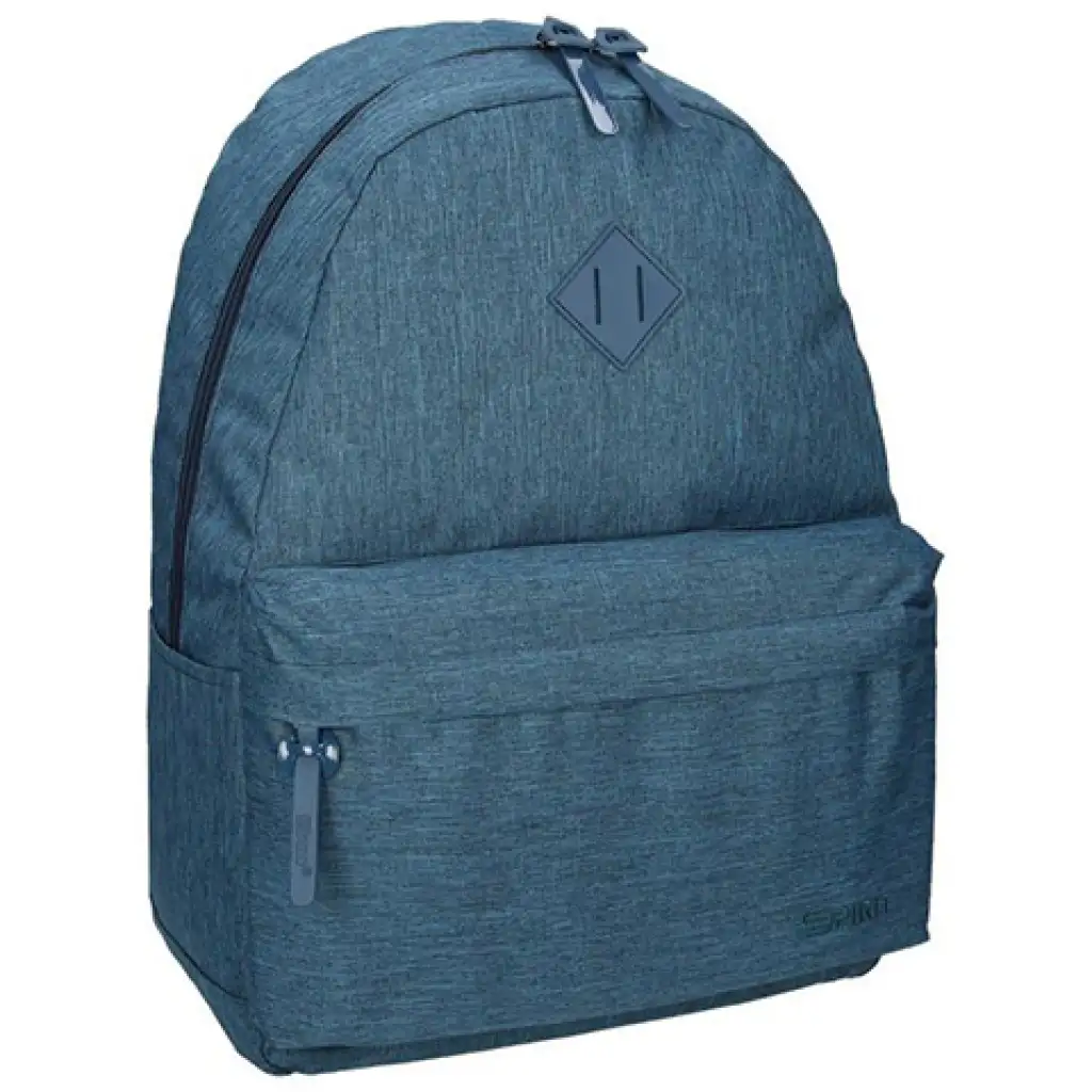 imagen de Spirit: Mochila escolar redondeada azul oscuro Club 44x33x17cm 1
