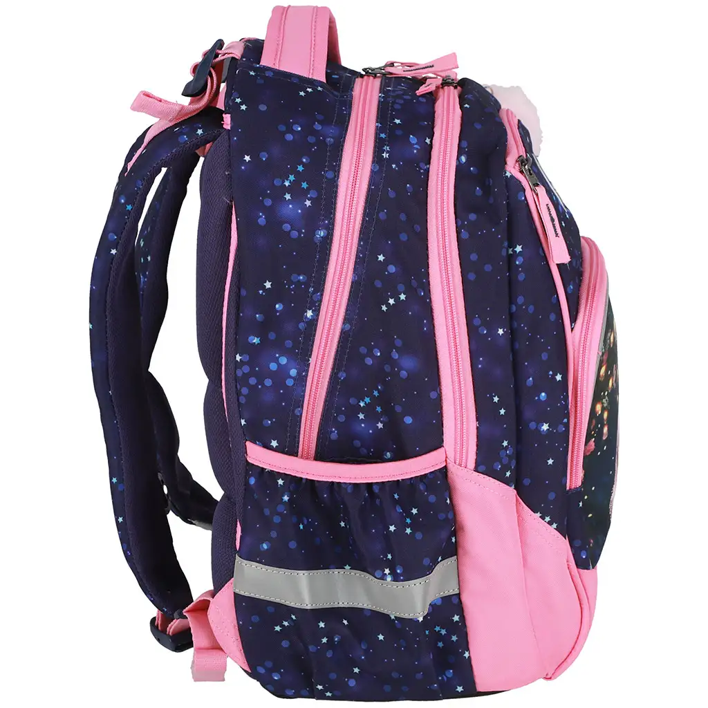 imagen de Spirit: Mochila escolar redondeada con diseño 3D de caballo blanco, mochila 34x26x44cm 4