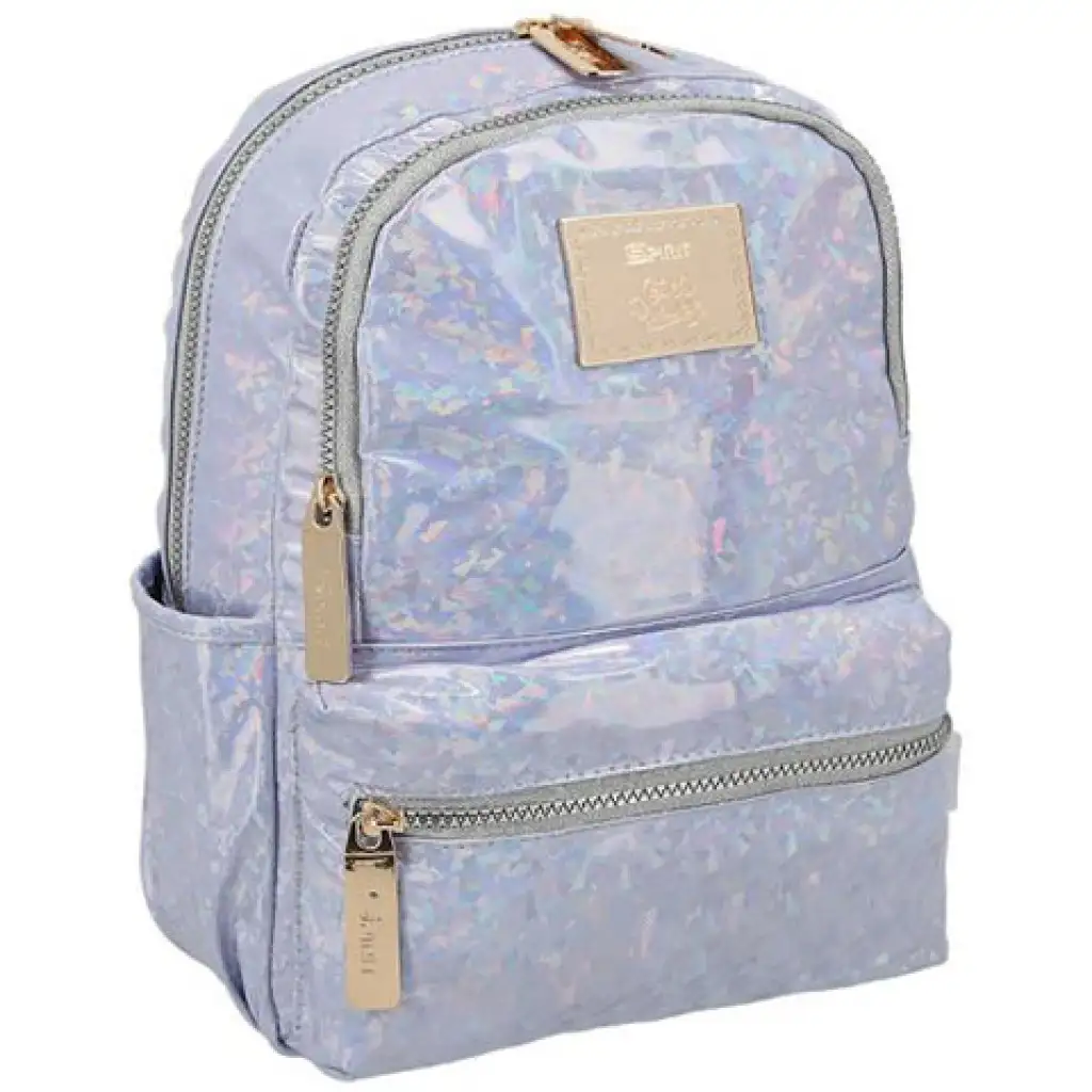imagen de Spirit: Mochila escolar redondeada Lizzy de color púrpura, mochila 27x12,5x33cm 1