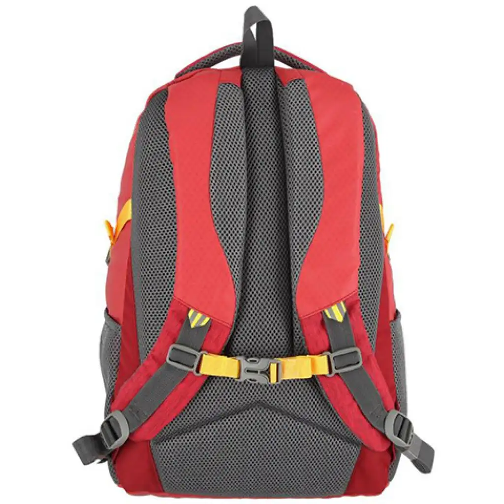 imagen de Spirit: Mochila escolar roja y amarilla con bordes redondeados 48x31x20cm 2