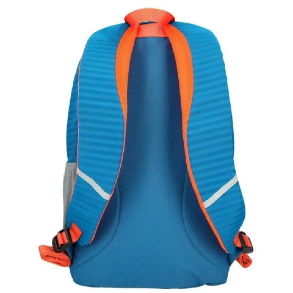 imagen de Spirit: Mochila escolar Stilo azul-gris-naranja, mochila 47x21x21cm 4