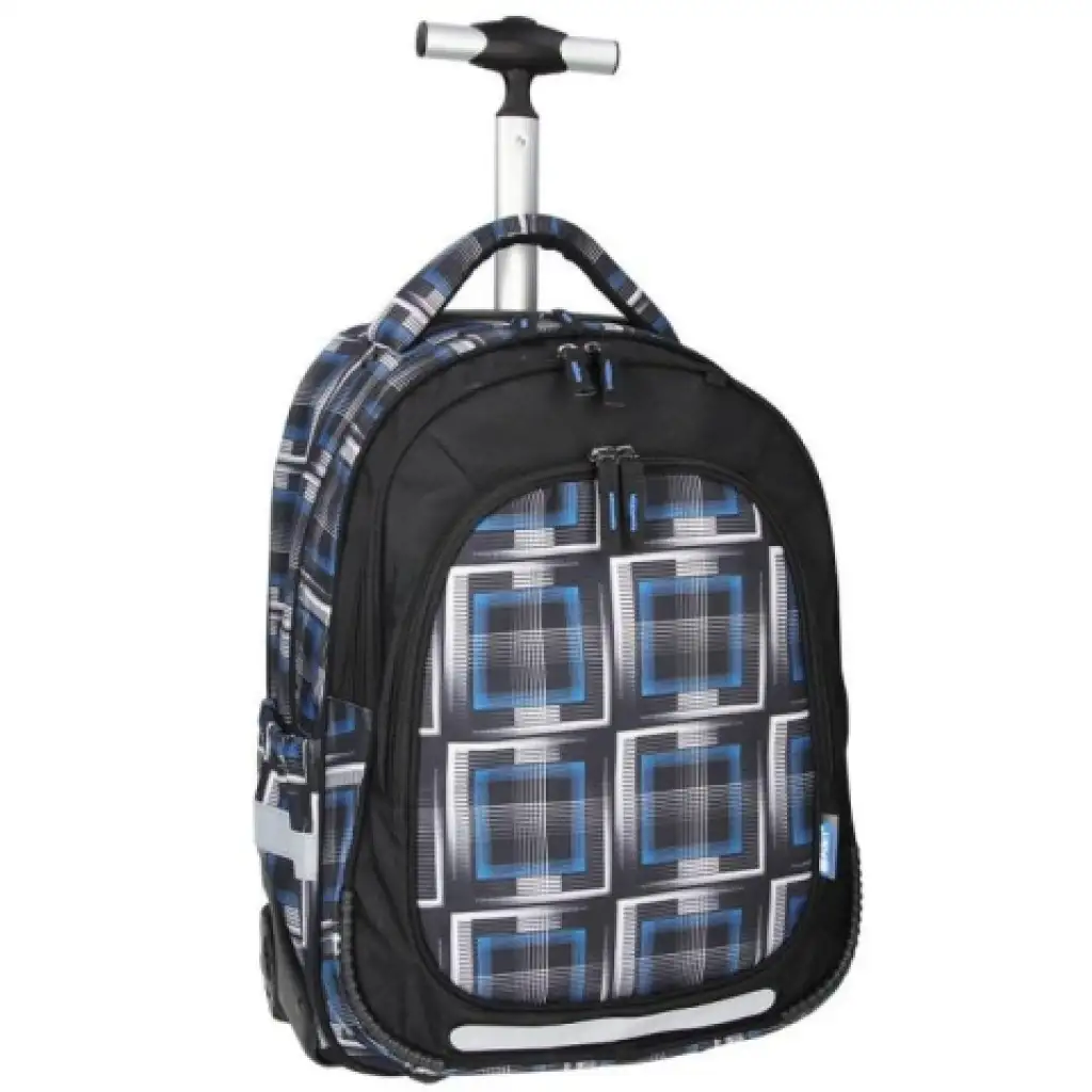 imagen de Spirit: Mochila trolley negra azul con estampado 2