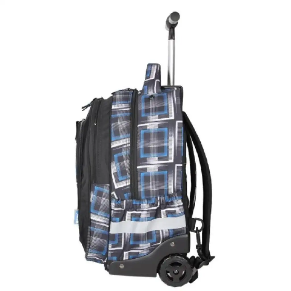 imagen de Spirit: Mochila trolley negra azul con estampado 3