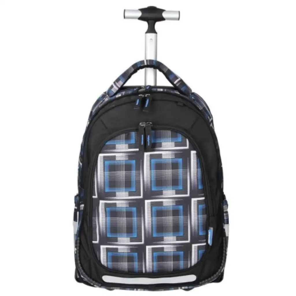imagen de Spirit: Mochila trolley negra azul con estampado 1