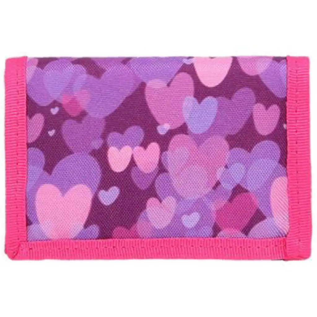 imagen de Spirit: Monedero rosa con estampado de corazones Cosmo 1