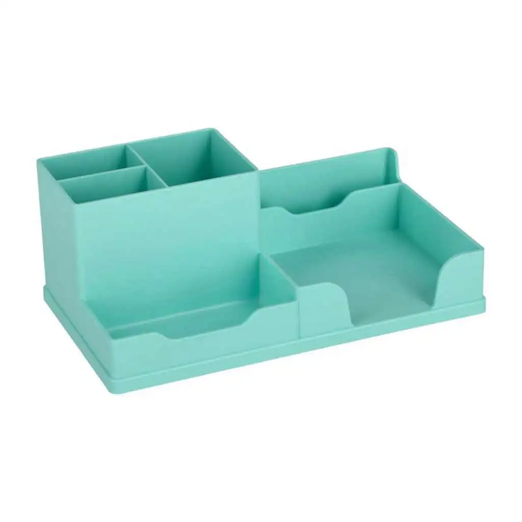 imagen de Spirit: Organizador de escritorio de varios compartimentos en verde pastel 1