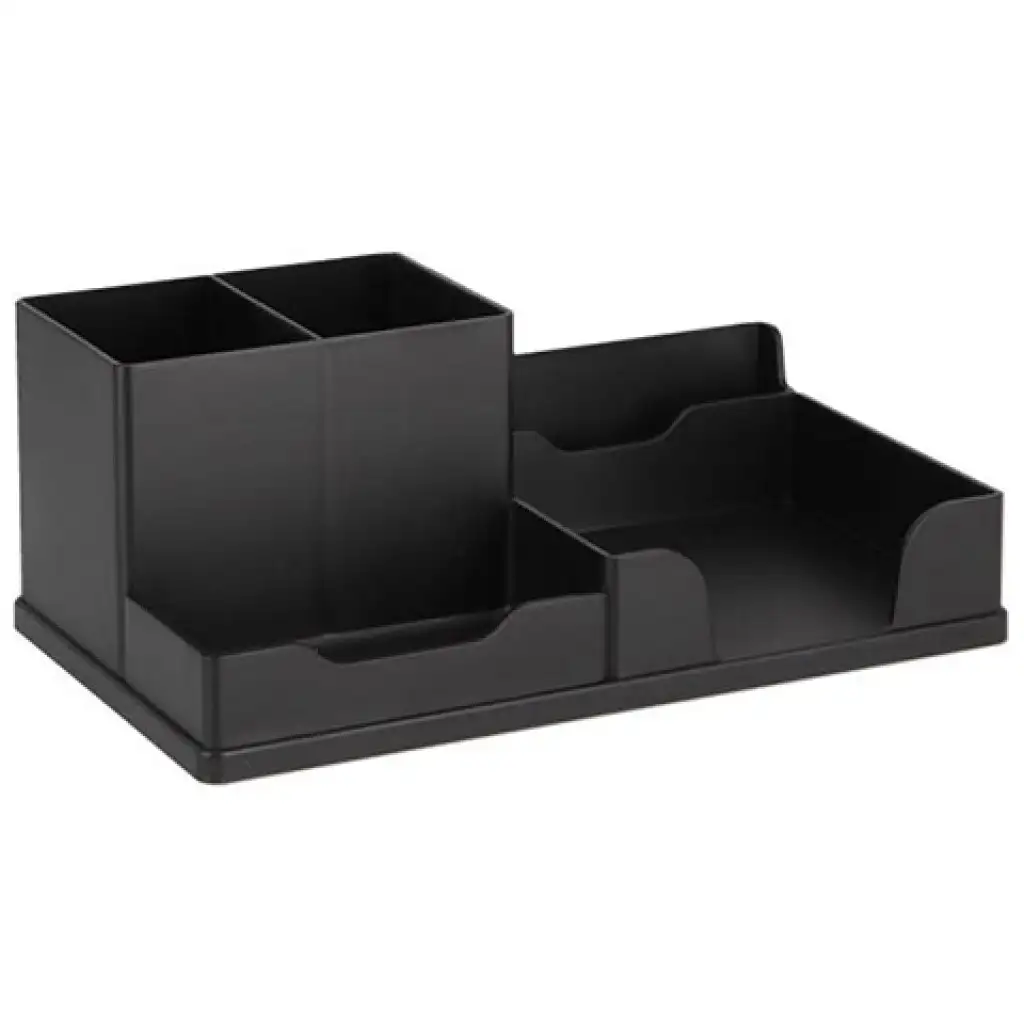 imagen de Spirit: organizador de escritorio negro 16,5x10cm 1