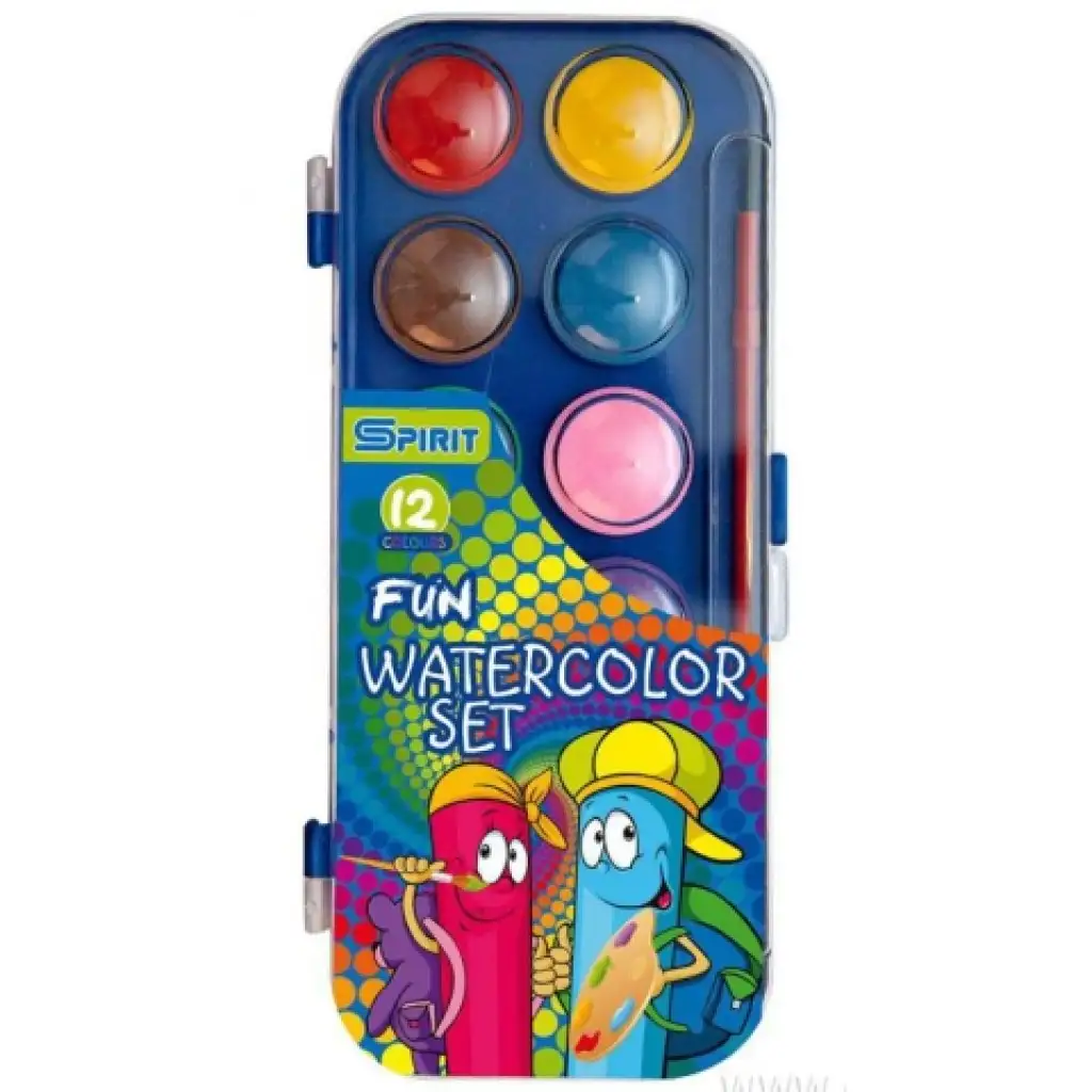 imagen de Spirit: Paleta de acuarelas de 12 colores 1