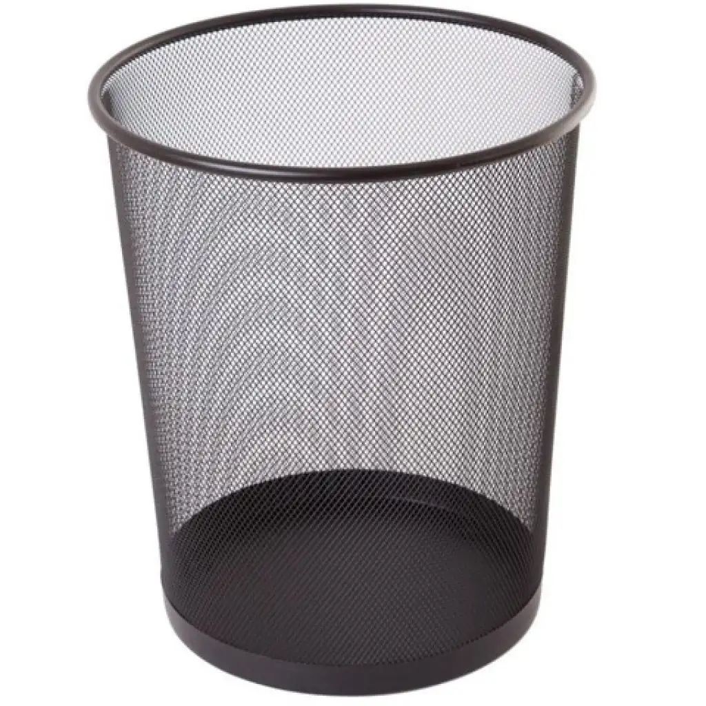 imagen de Spirit: Papelera de metal negro de 19 litros 1