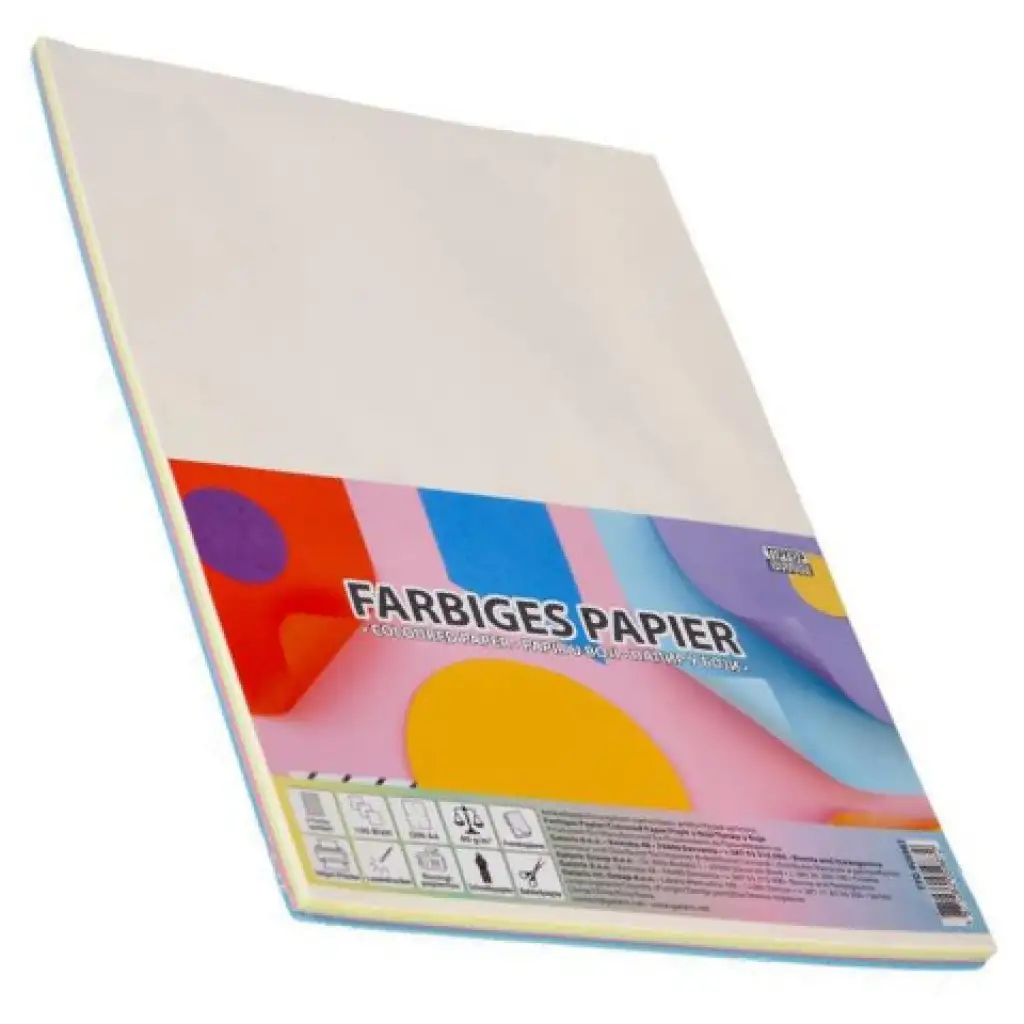 imagen de Spirit: Papeles de copia de colores pastel A4 de 80g 100 hojas 1