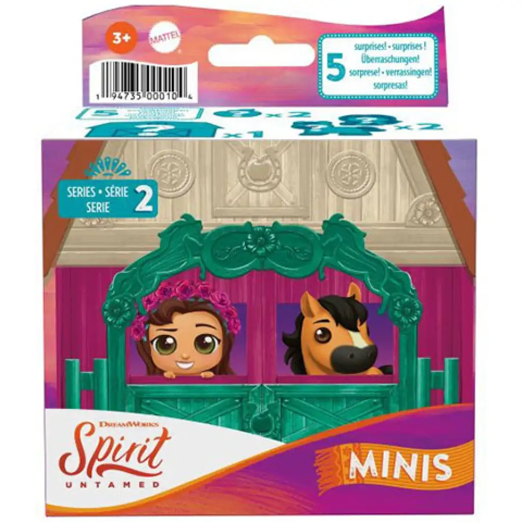 imagen de Spirit: Paquete sorpresa de la serie 2 de ponis y sus amigos en el establo - Mattel 1