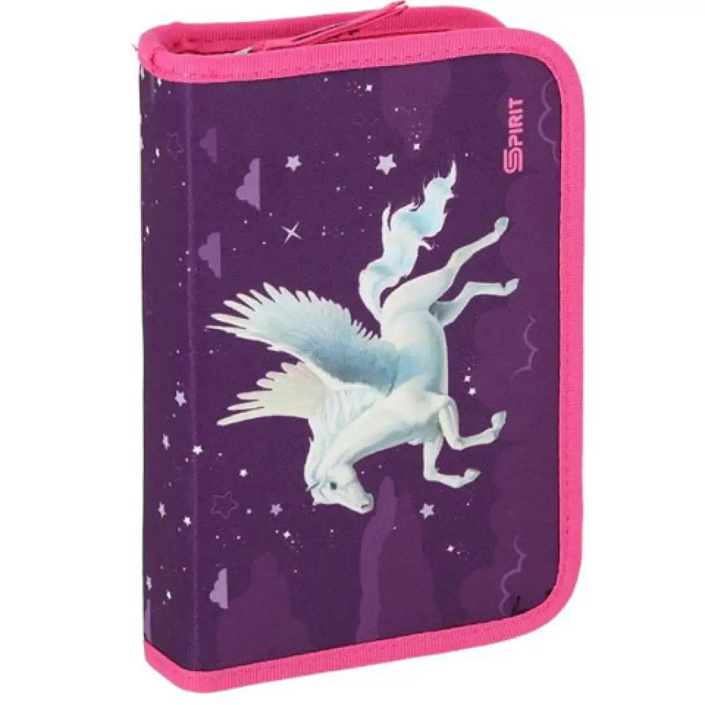 imagen de Spirit: Pegasus púrpura set de mochila escolar de 5 piezas con accesorios y luz LED 7