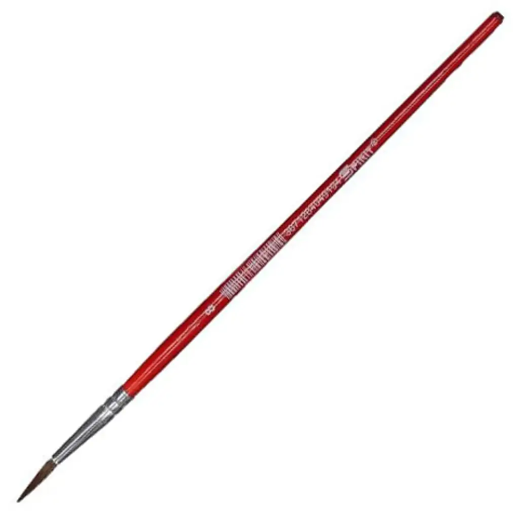 imagen de Spirit: Pincel afilado de mango rojo tamaño 8 1ud 1