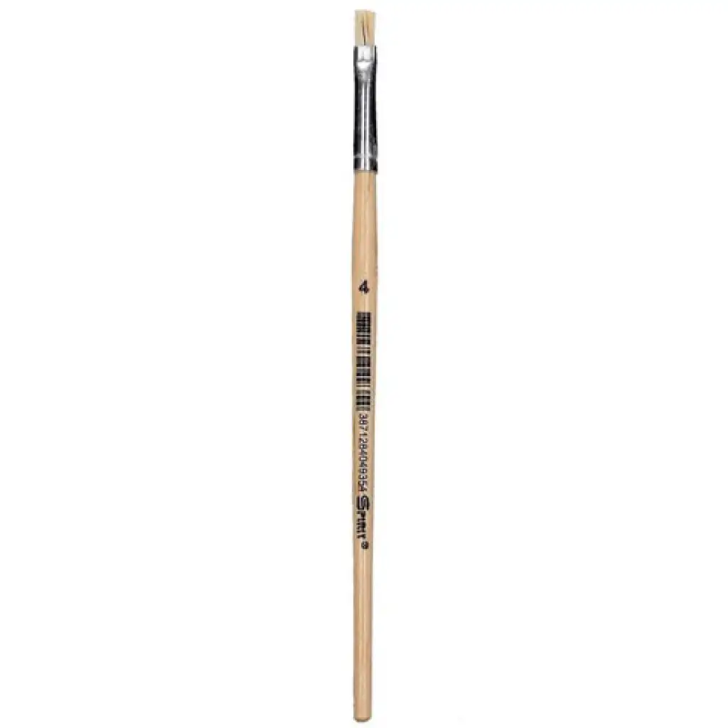 imagen de Spirit: Pincel de madera natural tamaño 4 1