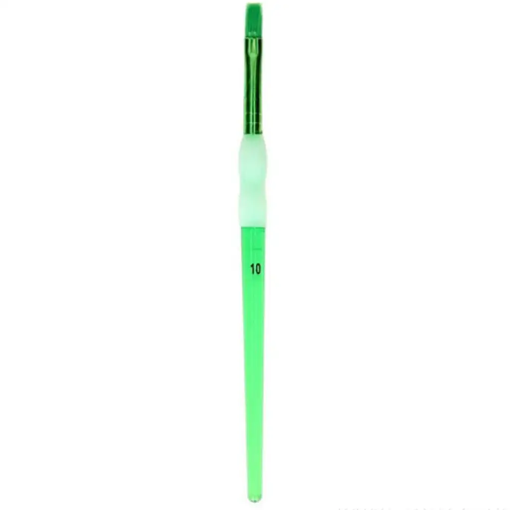 imagen de Spirit: Pincel de plástico de tamaño 10 verde 1