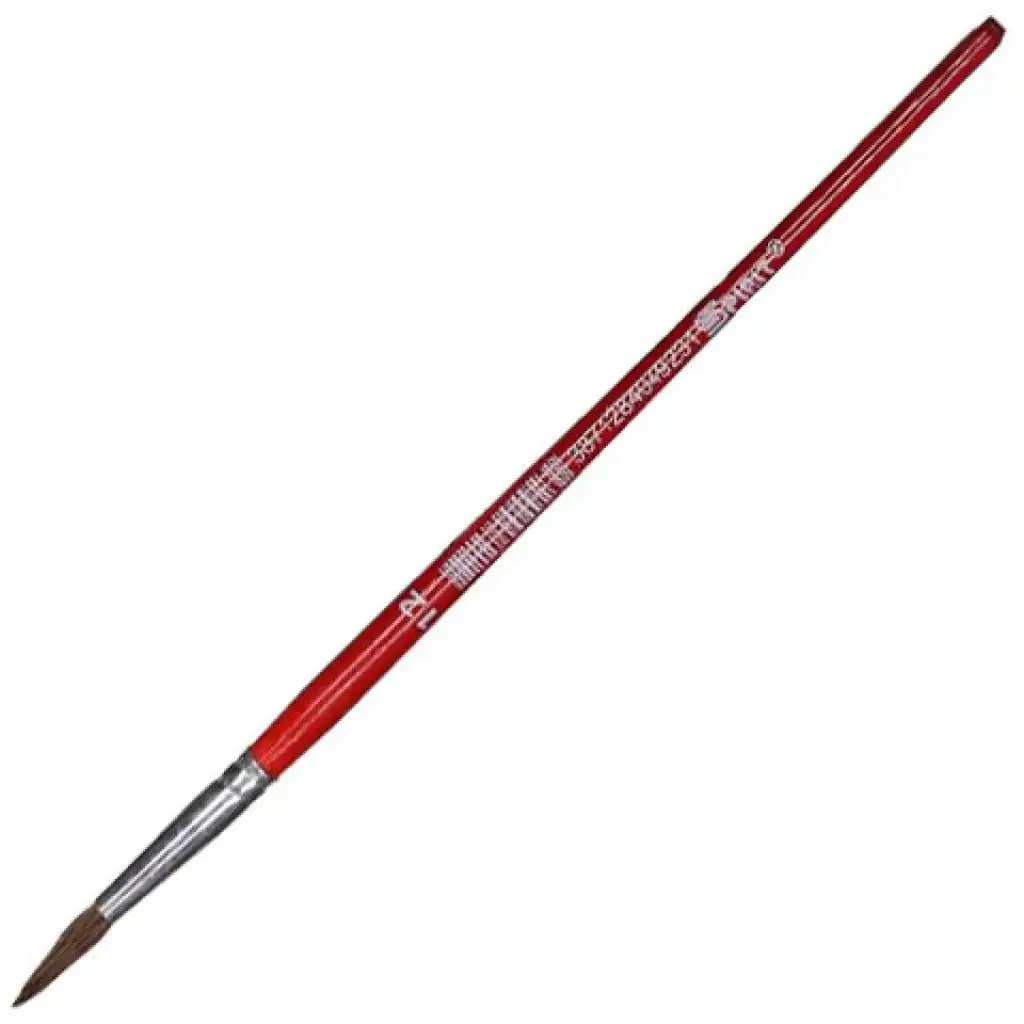 imagen de Spirit: Pincel puntiagudo de mango de madera rojo tamaño 12 1ud 1