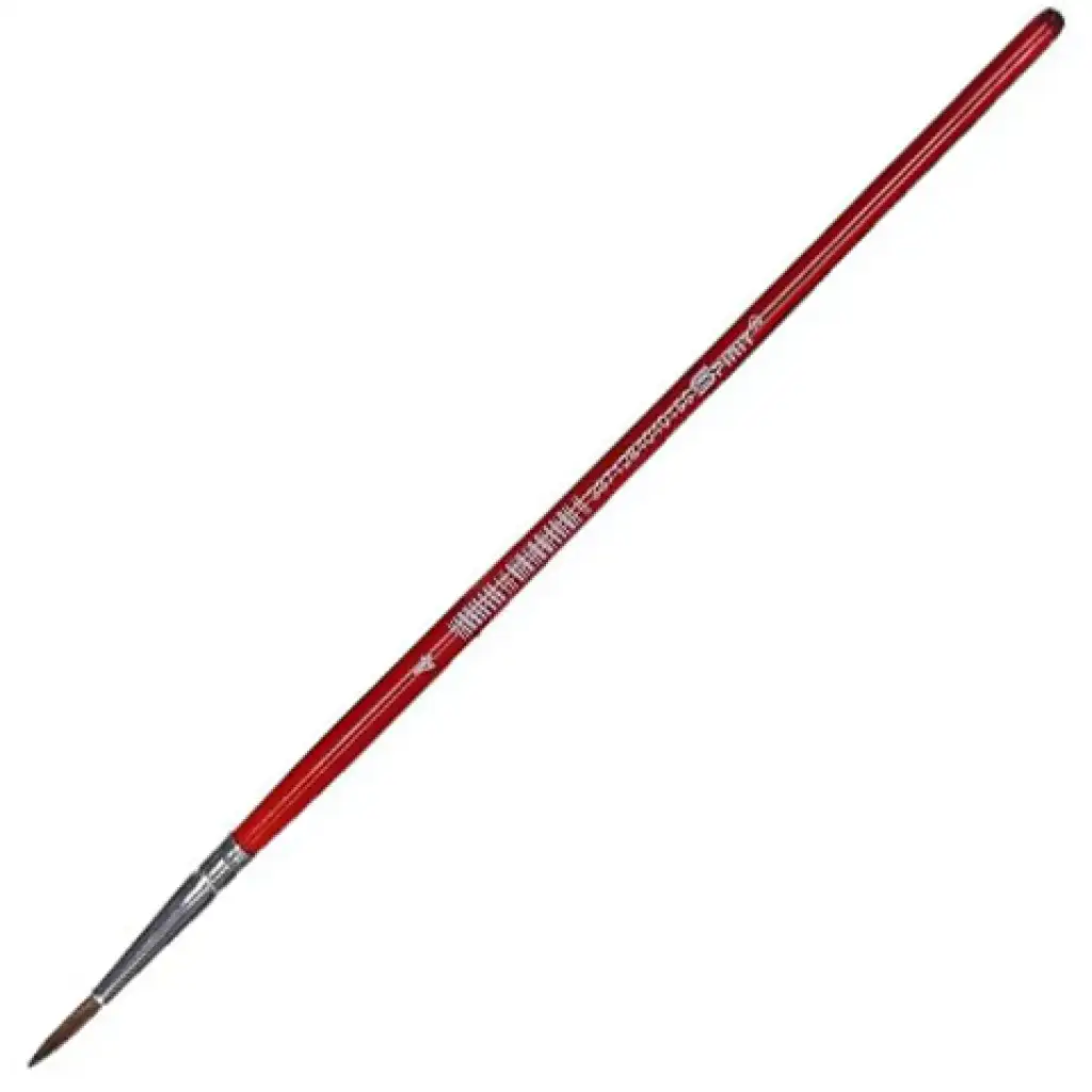 imagen de Spirit: Pincel puntiagudo de mango de madera rojo tamaño 4 1ud 1