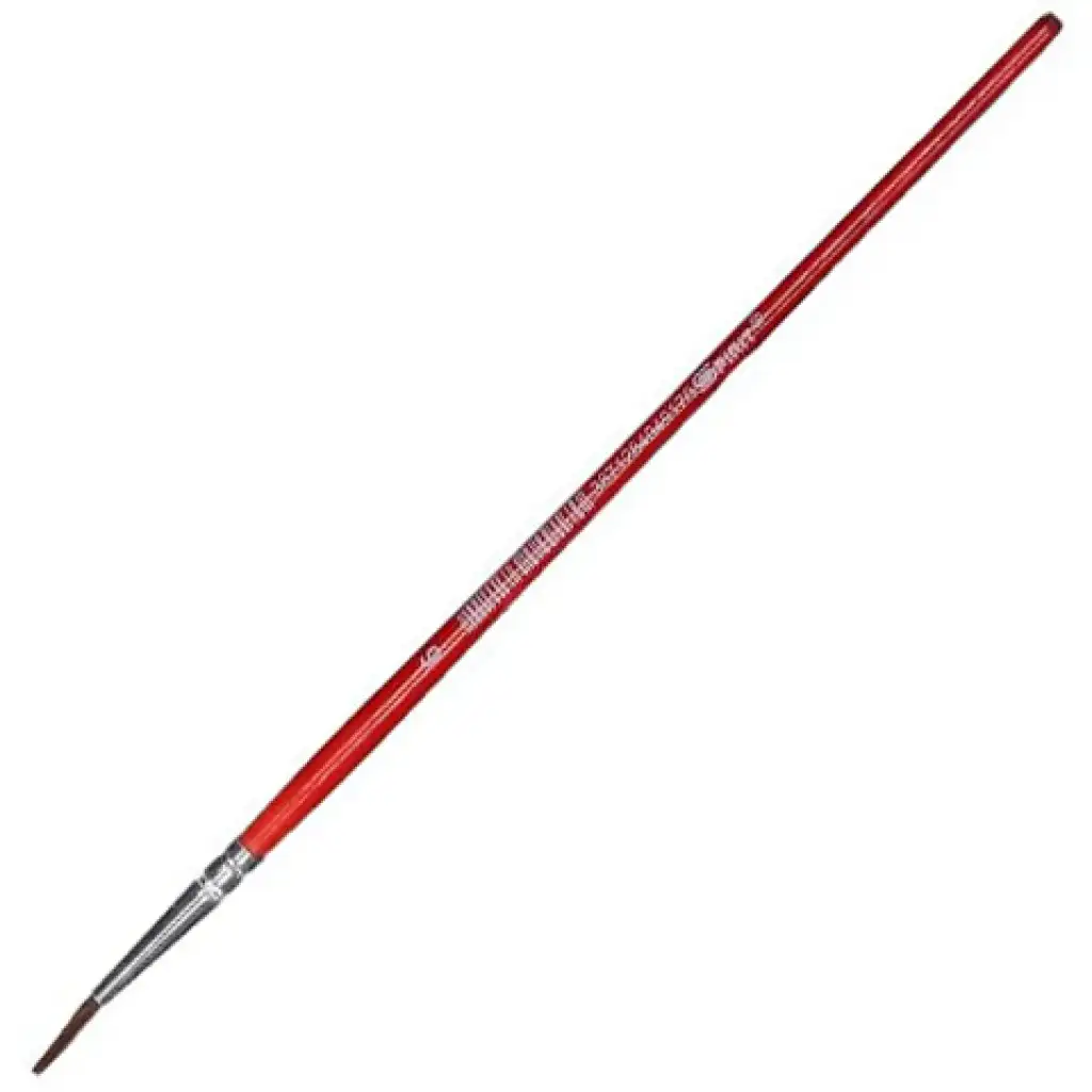 imagen de Spirit: Pincel puntiagudo de mango de madera rojo tamaño 6 1ud 1