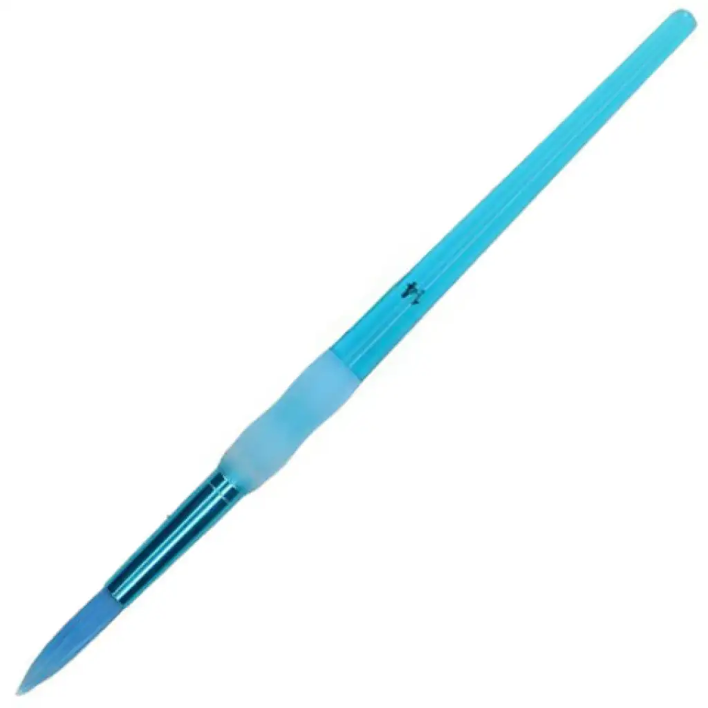 imagen de Spirit: Pincel puntiagudo de plástico azul tamaño 14 1ud 1