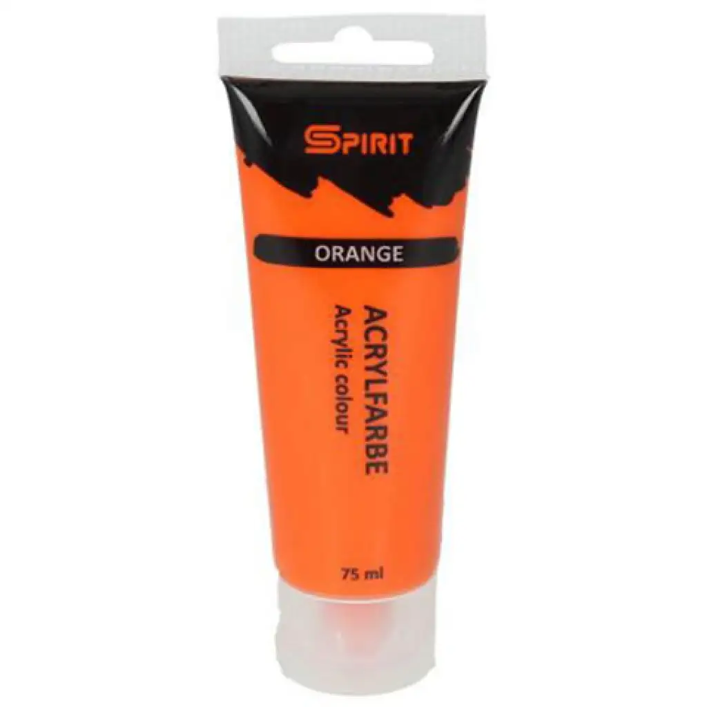 imagen de Spirit: Pintura acrílica naranja de 75 ml 1