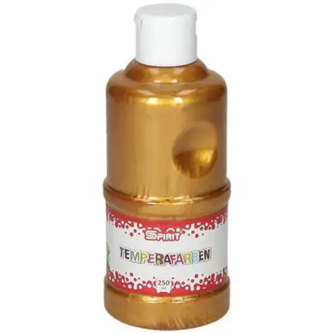 imagen de Spirit: Pintura tempera metálica dorada 250ml 1