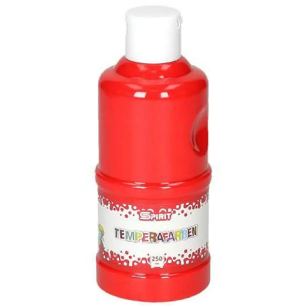imagen de Spirit: Pintura tempera roja 250ml 1