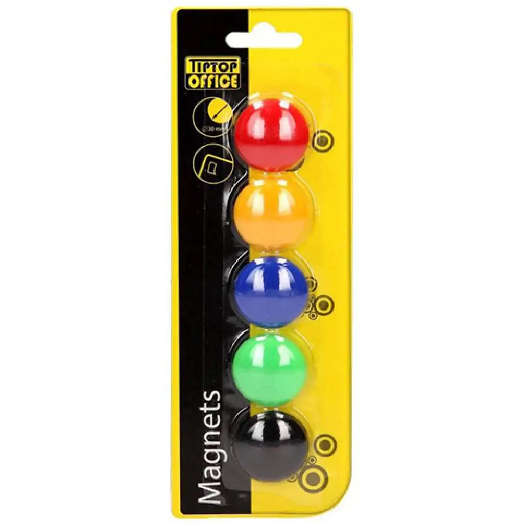 imagen de Spirit: Pizarra blanca imán colorido 30mm set de 5 unidades 1