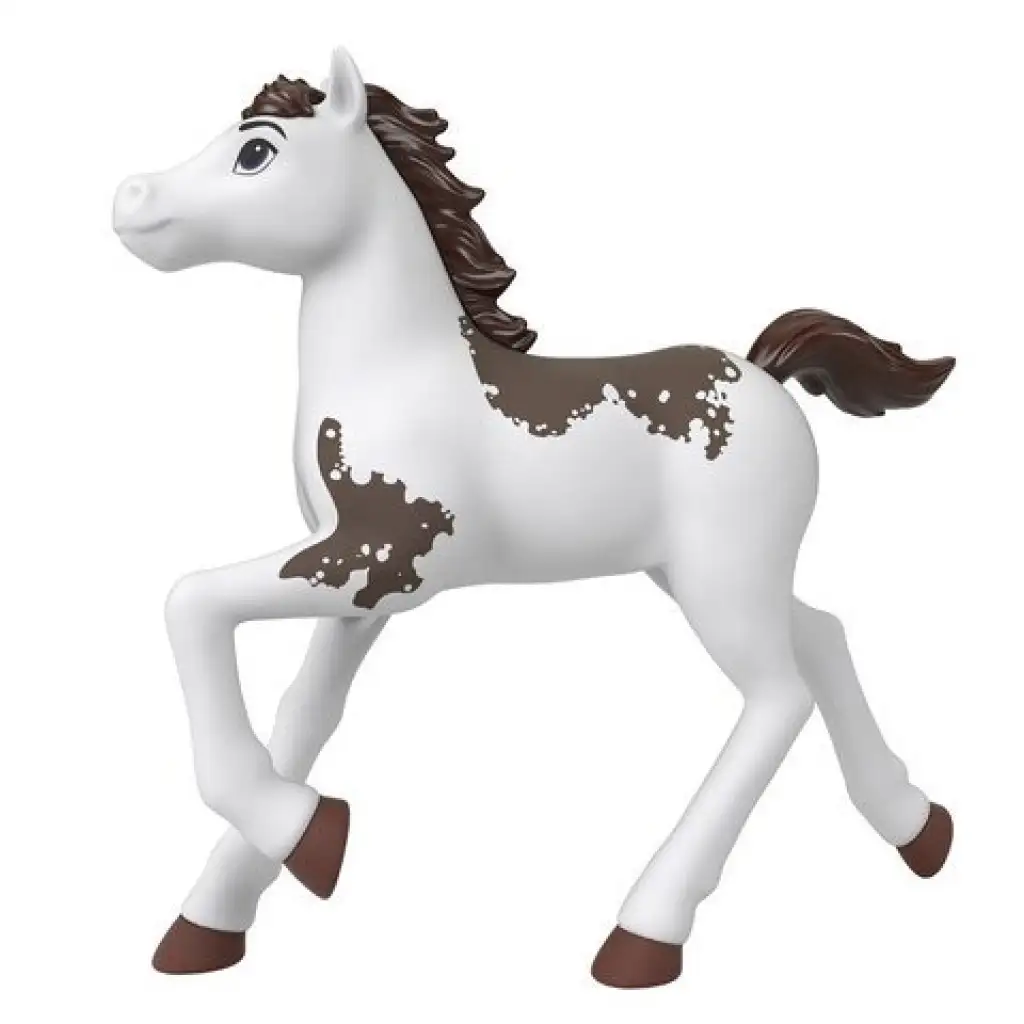 imagen de Spirit: Poni Knabstrupper blanco-marrón - Mattel 1