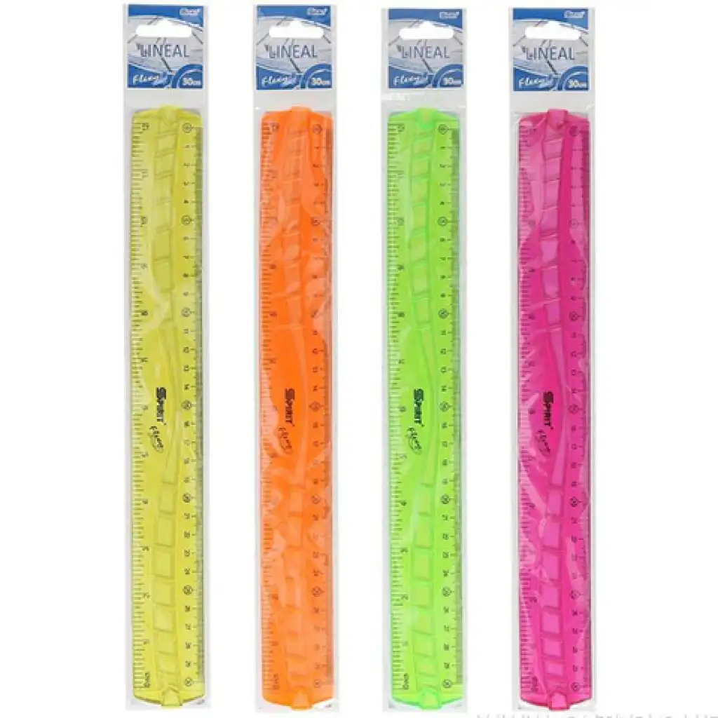 imagen de Spirit: Regla flexible de 30 cm en varios colores 1ud 1