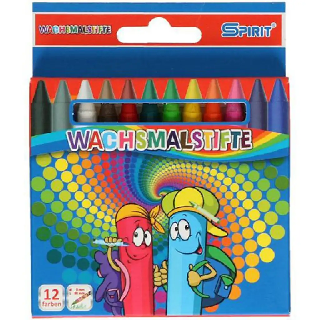 imagen de Spirit: Set de 12 crayones de cera 1