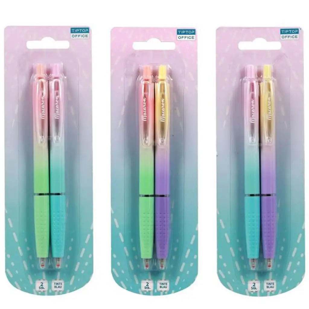 imagen de Spirit: Set de 2 bolígrafos de gel aceitoso Macaron 1