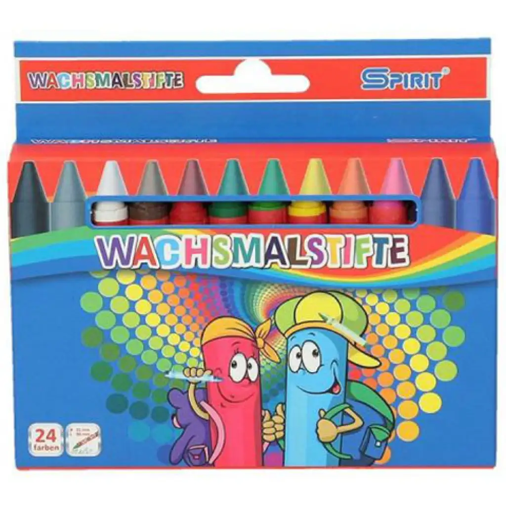 imagen de Spirit: Set de 24 crayones de cera 1