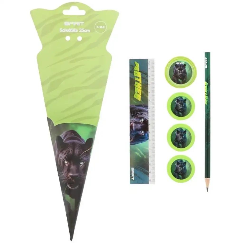 imagen de Spirit: Set de material escolar de 6 piezas con diseño de pantera 1