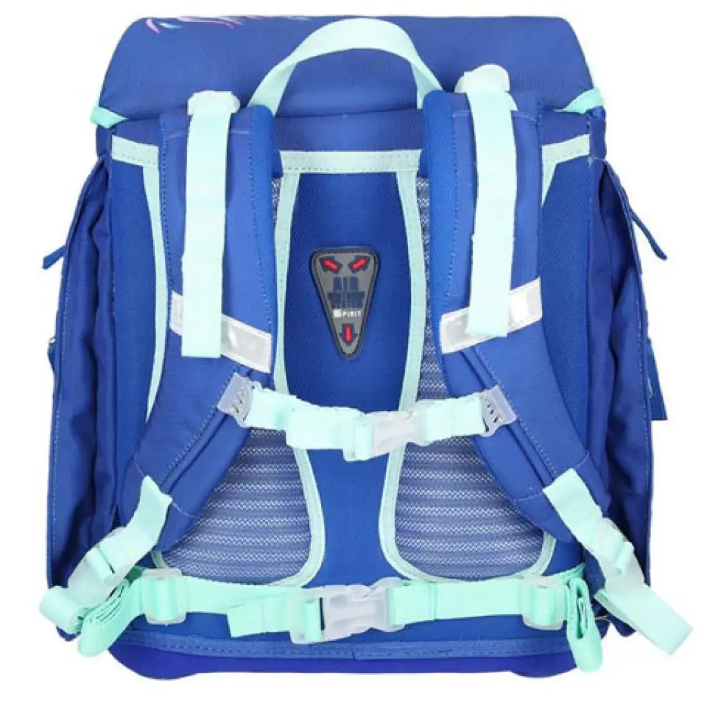 imagen de Spirit: Set de mochila azul de sirena de 5 piezas con accesorios 3