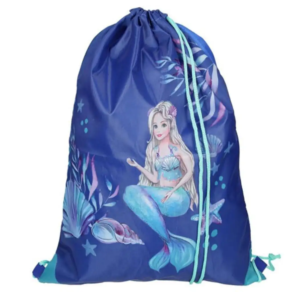 imagen de Spirit: Set de mochila azul de sirena de 5 piezas con accesorios 7