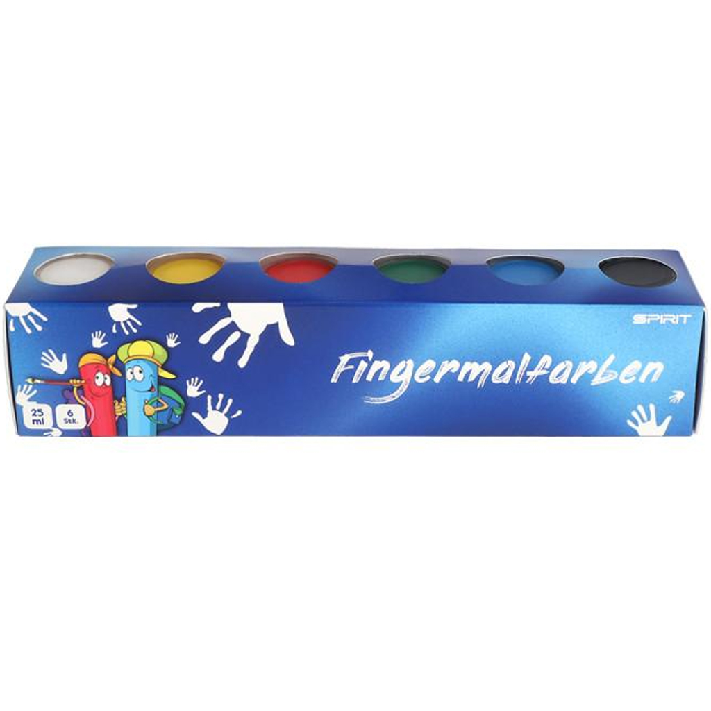 imagen de Spirit: Set de pintura de dedos 6x25ml 1