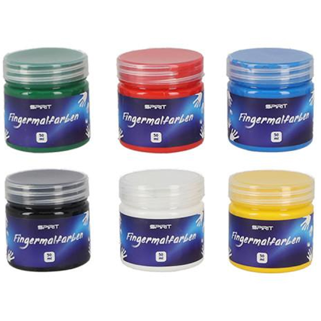 imagen de Spirit: Set de pintura de dedos 6x50ml 2