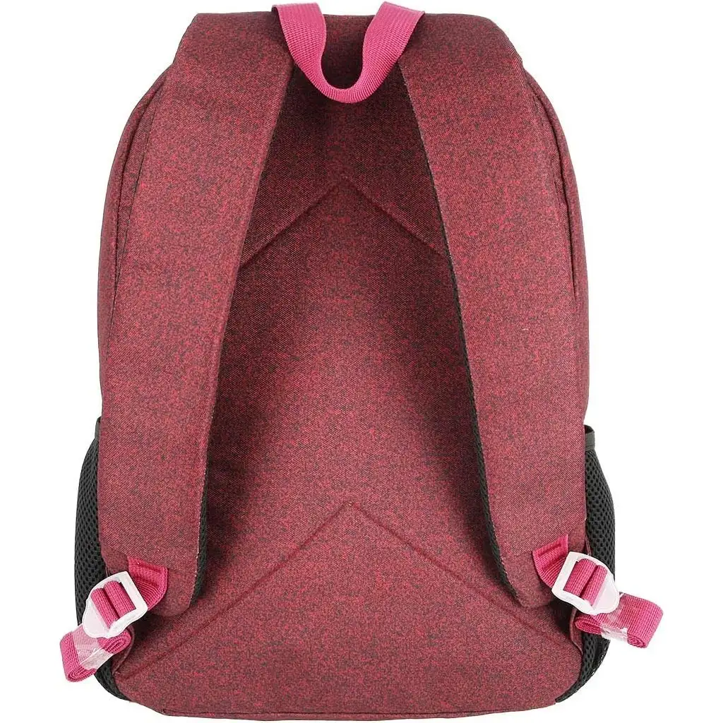 imagen de Spirit: SHADE burdeos mochila escolar redondeada de tres compartimentos 43x 29x21cm 3