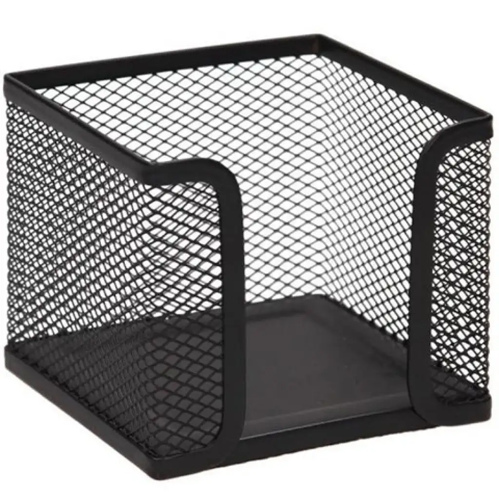 imagen de Spirit: Soporte de bloc de notas de metal negro 10x10cm 1